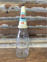Ampol Tin Pourer on Embossed Quart Bottle