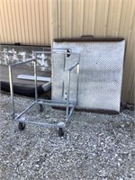 Dock Plate 48 Inch, Metal Cart