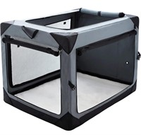 42 Inch Collapsible Dog Crate for Large Dogs,