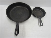 2 Cast Iron Skillets