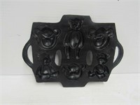 Cast Iron Cookie Mold Bears