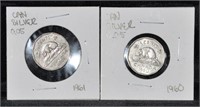 1960-61 Canadian Silver Nickels