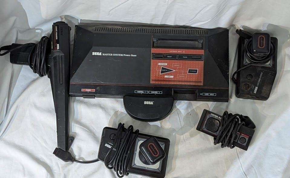 Sega Console With Controllers