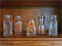 Dariy bottles (5)
mixed lot of 5 half pint