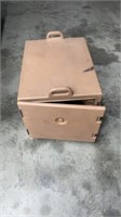 Insulated Food Pan Carrier Brown 28in x 21in x