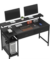 MUTUN 55 Computer Desk  Office Desk with Drawers