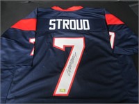 CJ Stroud Signed Jersey EUA COA
