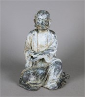 Chinese Bronze Arhat Figure