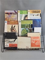 *Lot of Art Instruction Books & Drawing Supplies
