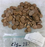 C15-280  300 Wheat pennies 40s-50s