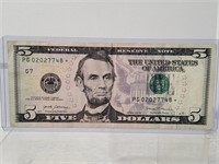 2017A 5$ Star Note