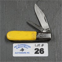 C.C.C. Two Blade Pocket Knife - Handle Painted