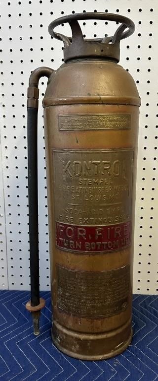 BRASS AND COPPER FIRE EXTINGUISHER