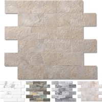 20-Pack Peel & Stick PVC Wall Tiles