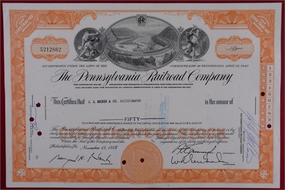 Paper Currency & Stock Certificates