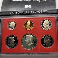 1981 US PROOF COIN SET