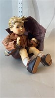 Hummel Goebel boy doll with umbrella