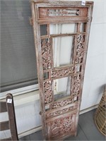 Oriental Style Wooden Shutter or Wall Art