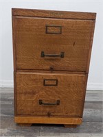 Wooden file cabinet made by Wagemaker