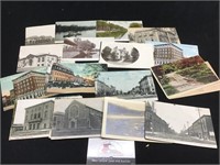 Vintage Iowa Postcards.  Grinnell and Iowa City