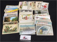 250 + Vintage Postcards- Mostly Holiday