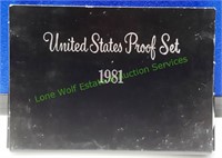 1981-S United States Proof Coin Set