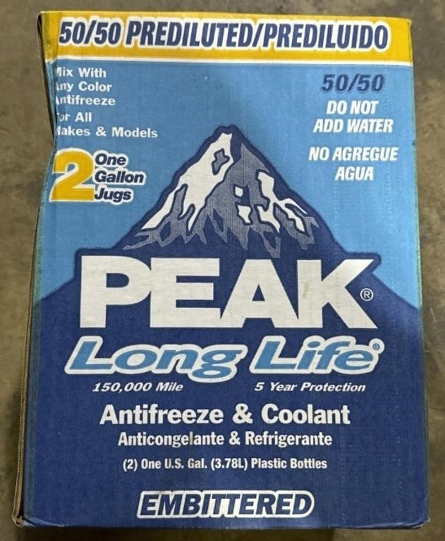 (KC) NOS Case of Peak Antifreeze Two 1 gallon