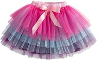 DXTON Girls Tutu Dresses Outfits Skirt for 5-6