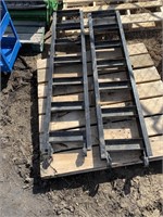 Pair of 63 inch heavy duty loading ramps