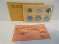 1964 US Mint Set -90% Silver Half - Quarter & Dime