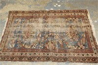 Antique Persian Handknotted distressed Rug