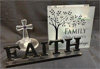 Family and Faith Decor