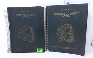 (2) Mitchell County Pictorial Atlas - 1977 & 1987