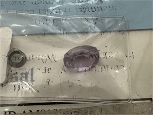 Genuine 6ct Oval Facet Amethyst with Papers