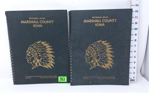(2) 1981 Marshall County Pictorial Atlas