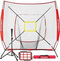 Baseball and Softball Practice Net 7×7ft Portable