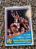 1972 Topps Kareem Abdul Jabbar All-STAR