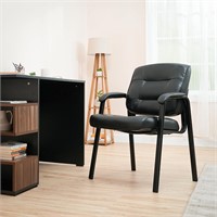 Amazon Basics Leather Office Chair - Black