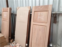 5 mahogany  doors