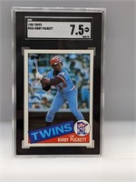 1985 Topps #536 Kirby Puckett SGC 7.5