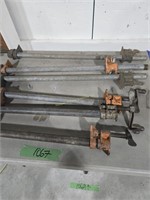 Six 30-in bar clamps