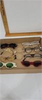 Lot of glasses / frames - cats eye styles etc