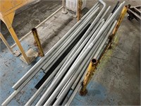 Approx 19 Lengths Steel Posts & Steel Stillage