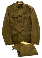 WWI 1st Infantry Div Engineers Uniform