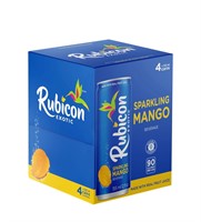Pack of 4 Rubicon Exotic Sparkling Mango Beverage