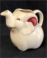 Antique Pottery Elephant Creamer