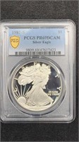 1987-S American Silver Eagle PCGS PR69DCAM