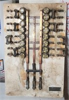 Antique "Krantz" Marble & Copper Electrical Panel