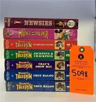 Lot of Disney Talespin VHS Tapes, and Mini Classic