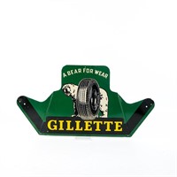 Tin "Gillette Tire"  Sign